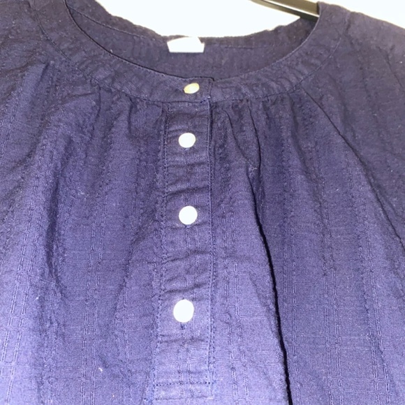 Gap size XL cotton navy blue top - Picture 3 of 5